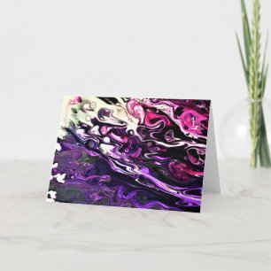 Cartão Abstrato Color Study 204, placa