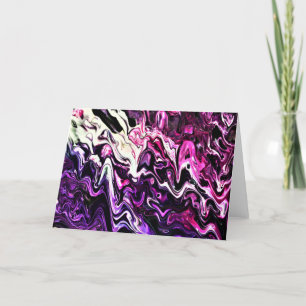 Cartão Abstrato Color Study 205, placa