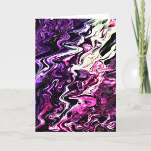 Cartão Abstrato Color Study 205, placa