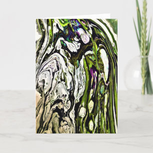 Cartão Abstrato Color Study 20, placa