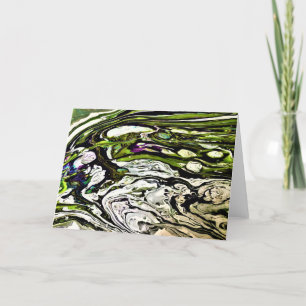 Cartão Abstrato Color Study 20, placa