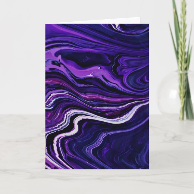 Cartão Abstrato Color Study 211, placa (Frente)