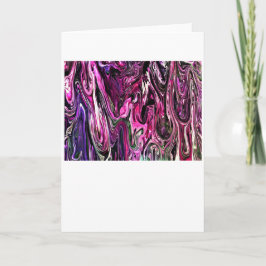 Cartão Abstrato Color Study 214, placa