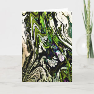 Cartão Abstrato Color Study 21, placa