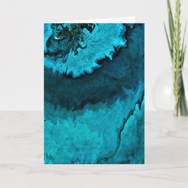 Cartão Abstrato Color Study 21, placa (Frente)