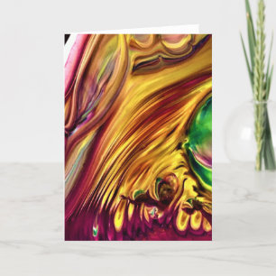 Cartão Abstrato Color Study 223, placa