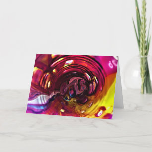 Cartão Abstrato Color Study 229, placa