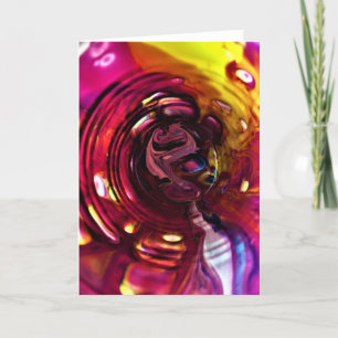 Cartão Abstrato Color Study 229, placa