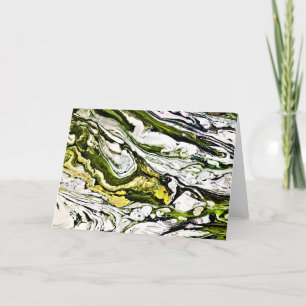 Cartão Abstrato Color Study 22, placa