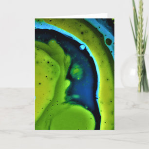 Cartão Abstrato Color Study 240, placa