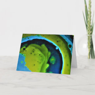 Cartão Abstrato Color Study 240, placa