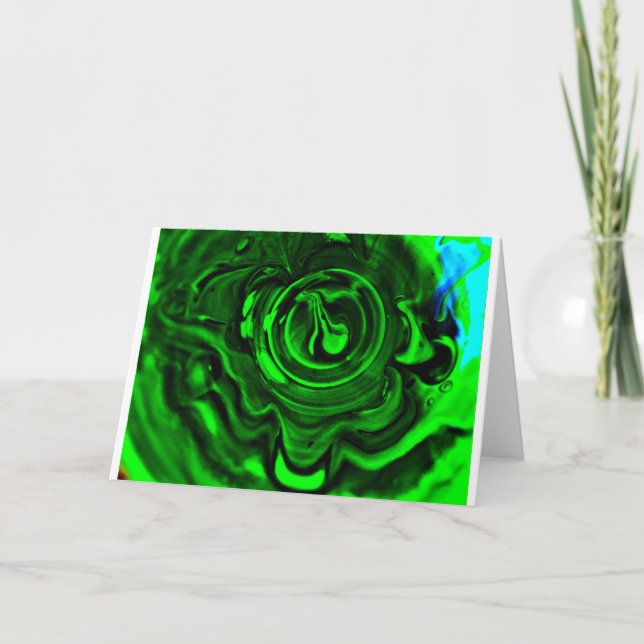 Cartão Abstrato Color Study 243, Card (Frente)