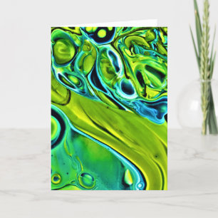 Cartão Abstrato Color Study 244, placa