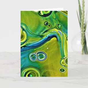 Cartão Abstrato Color Study 247, placa