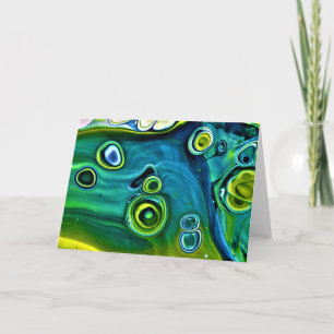 Cartão Abstrato Color Study 248, placa