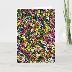 Cartão Abstrato Color Study 24, placa