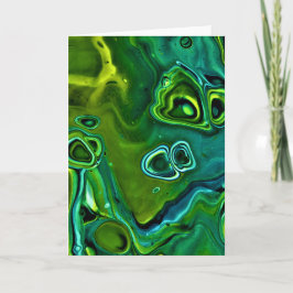 Cartão Abstrato Color Study 250, placa