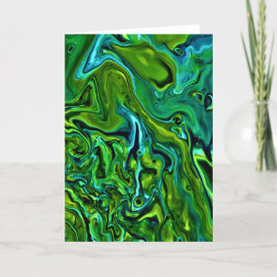 Cartão Abstrato Color Study 251, placa