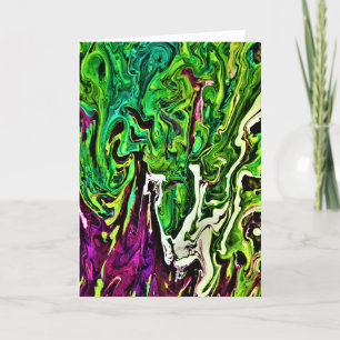 Cartão Abstrato Color Study 257, placa