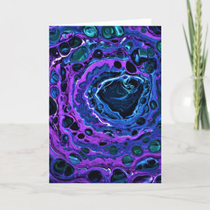 Cartão Abstrato Color Study 263, placa