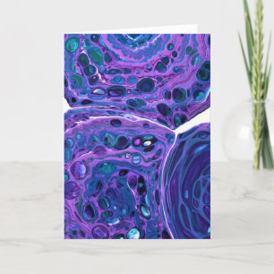 Cartão Abstrato Color Study 264, placa