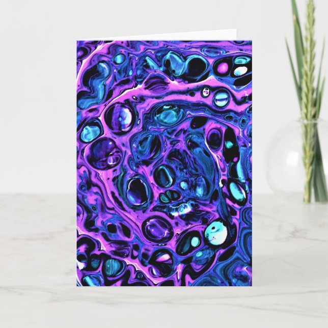 Cartão Abstrato Color Study 265, placa (Frente)