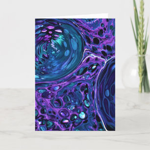 Cartão Abstrato Color Study 267, placa