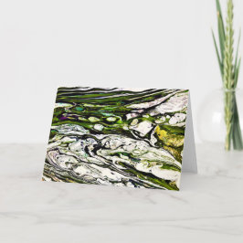 Cartão Abstrato Color Study 26, placa