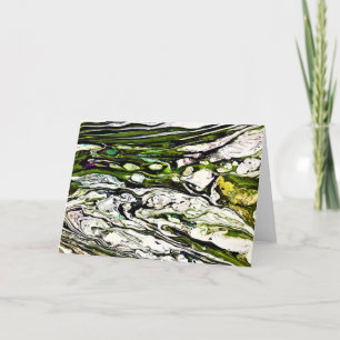 Cartão Abstrato Color Study 26, placa