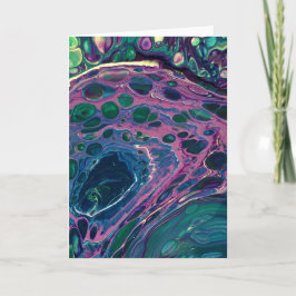 Cartão Abstrato Color Study 270, placa