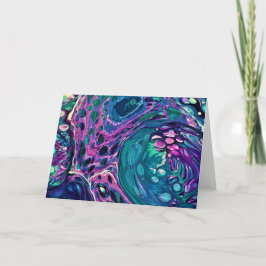 Cartão Abstrato Color Study 272, placa