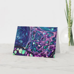 Cartão Abstrato Color Study 273, placa