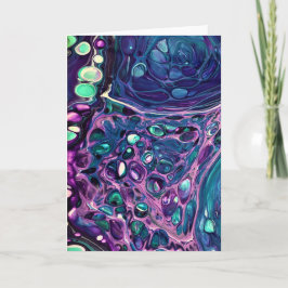 Cartão Abstrato Color Study 273, placa