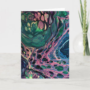 Cartão Abstrato Color Study 275, placa