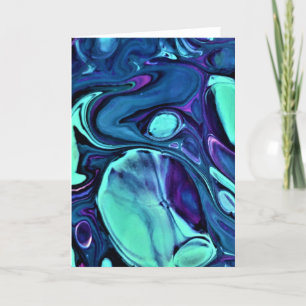 Cartão Abstrato Color Study 276, placa