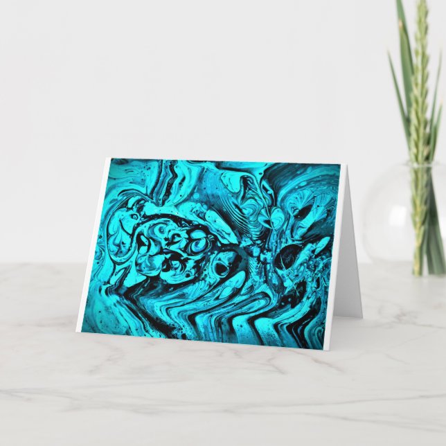 Cartão Abstrato Color Study 27, Card (Frente)