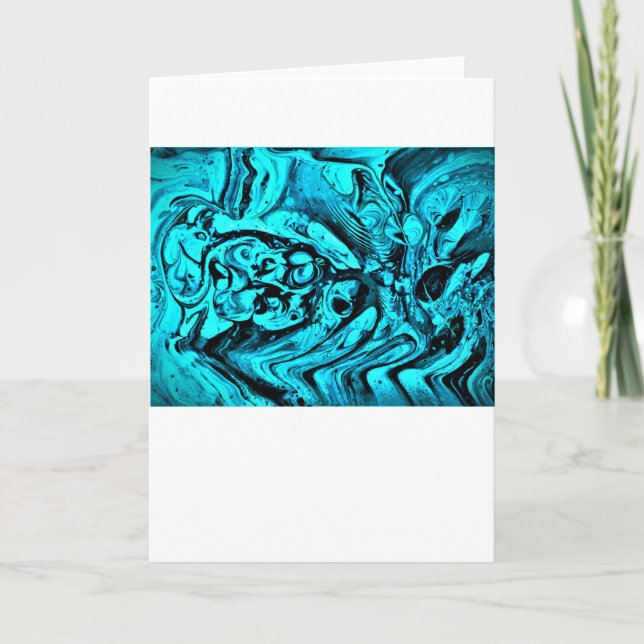 Cartão Abstrato Color Study 27, Card (Frente)