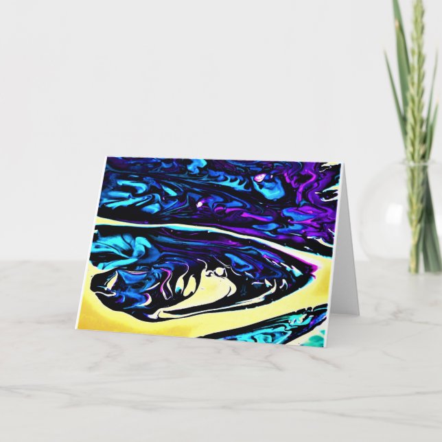 Cartão Abstrato Color Study 281, Card (Frente)