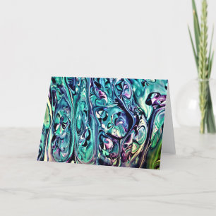 Cartão Abstrato Color Study 285, placa