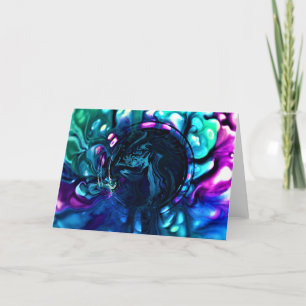 Cartão Abstrato Color Study 287, placa