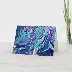 Cartão Abstrato Color Study 288, placa