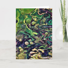 Cartão Abstrato Color Study 290, placa