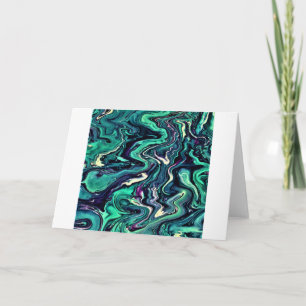 Cartão Abstrato Color Study 297, placa