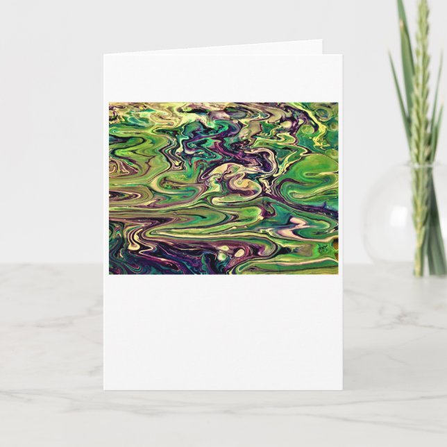 Cartão Abstrato Color Study 299, placa (Frente)