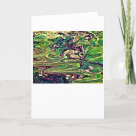 Cartão Abstrato Color Study 299, placa