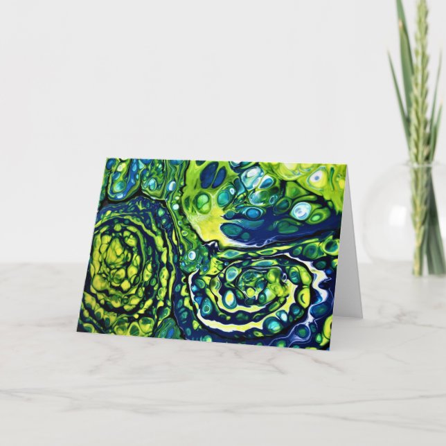 Cartão Abstrato Color Study 301, placa (Frente)