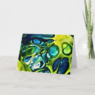 Cartão Abstrato Color Study 303, placa