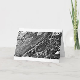 Cartão Abstrato Color Study 305 / Noir, Card