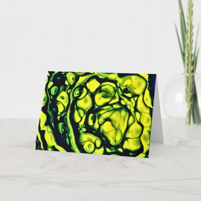 Cartão Abstrato Color Study 305, placa (Frente)