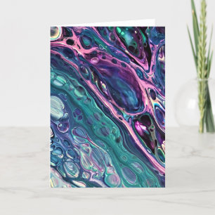 Cartão Abstrato Color Study 305, placa